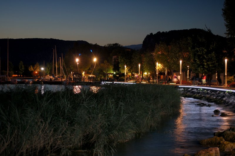 Bardolino Lake Front at Night 1