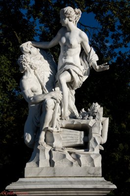 Statue in Park Sanssouci Potsdam.