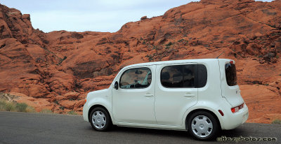 090615 Nissan Cube at Red Rock National Park