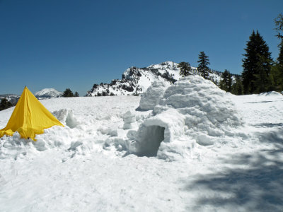 Igloos and tents