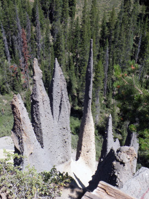 Close-up of some of the Pinnacles