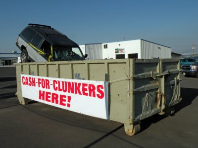 Cash for Clunkers Dumpster