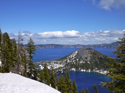  Crater Lake Land and Water Scape