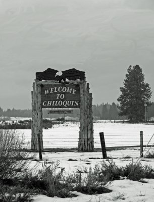 14. Welcome to Chiloquin, Oregon