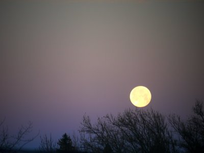 21. Full Moon Setting To Bring a New Day