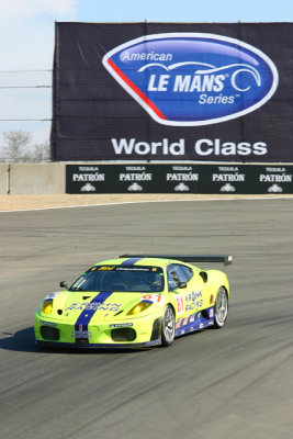 Krohn/Risi Ferrari entering the Corkscrew