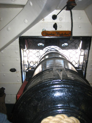 Canon on the USS Constitution