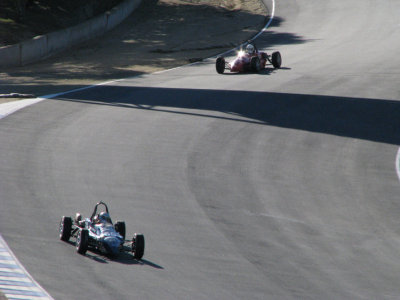 Group #2 cars between the Corkscrew and T9