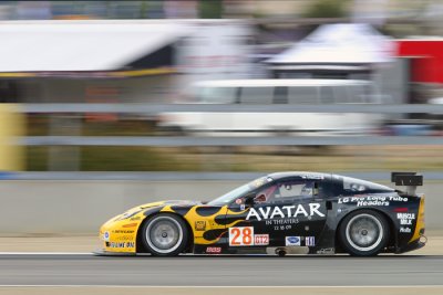#28 LG Racing Corvette in T4