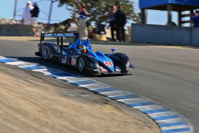 #48 Corsa Motorsports Zytek Hybrid in the Corkscrew