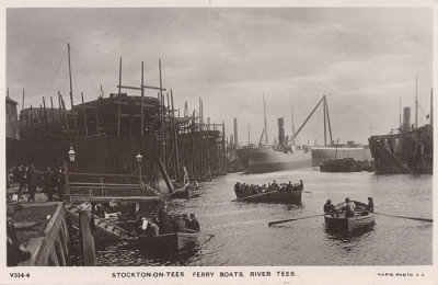 Stockon-on-Tees, Ferry Boats, River Tees