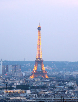 Eiffel Tower from Monmartre