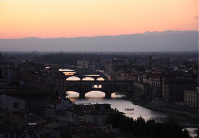 Ponte Vecchio, Florence at Sunset