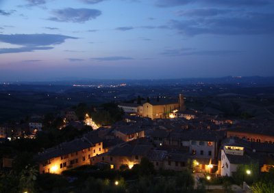 Sunset from San Gimignano