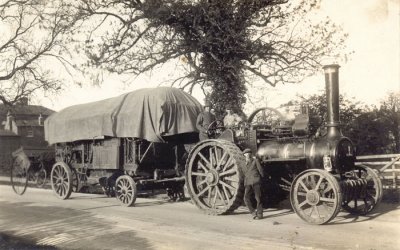 Traction Engine, Possibly at Carlton Miniott