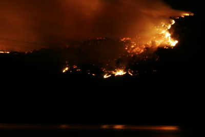 Angel Island Fire - October 12, 2008