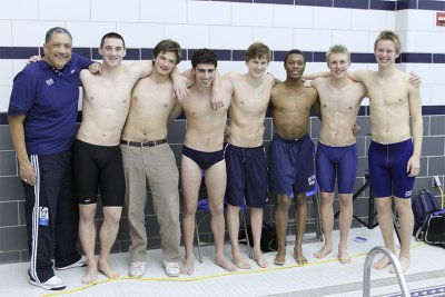 STA Swim Team at IAC Championships - February 22, 2010