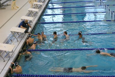 St. Albans Swim Team at IAC Championships -- February 2, 2008