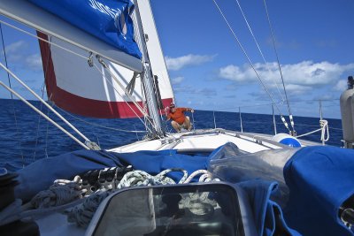 Sailing for Anegada