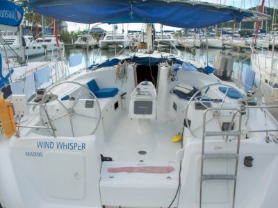 Wind Whisper preparing to depart
