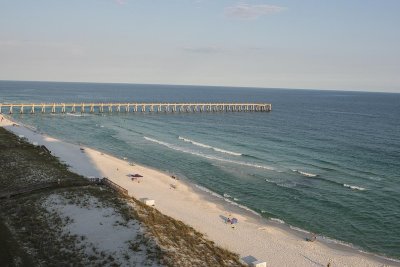 View from our balcony