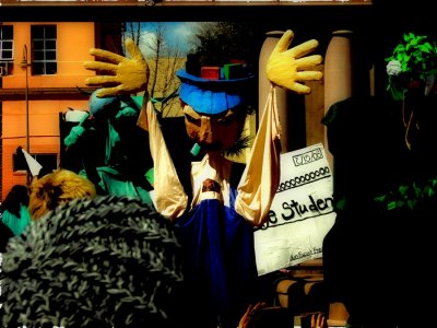 the puppets protest