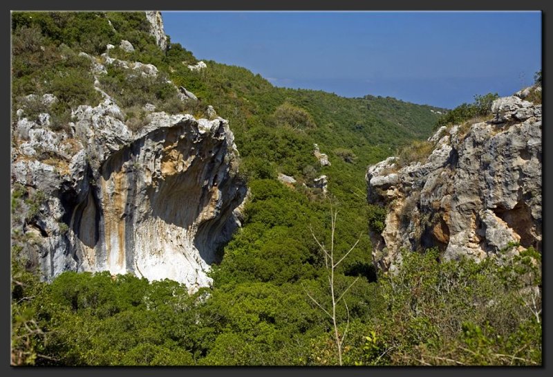 The colored cliff, Mt. Carmel