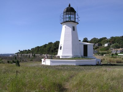 Kate and Thor on Prudence Island