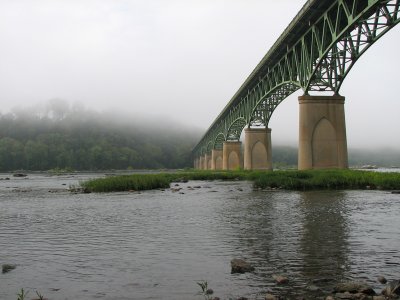 Across the river into Virginia