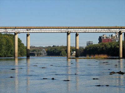 Route 11 bridge beyond the Interstate