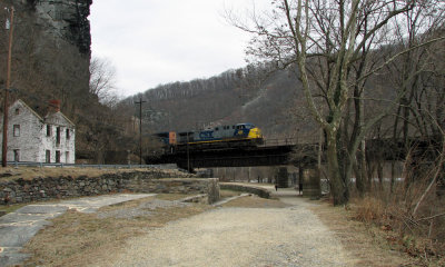 Blasting out of the tunnel at Harpers Ferry