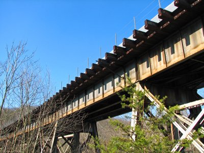 Railroad Trestle at McCoys Ferry - First Perspective