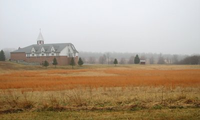 The church and field