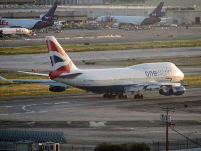 BA 747 ready to roll