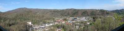 Panorama - Gatlinburg from Hotel