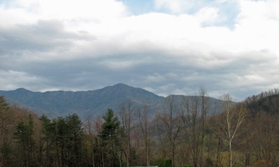 Mountaintops from our hotel