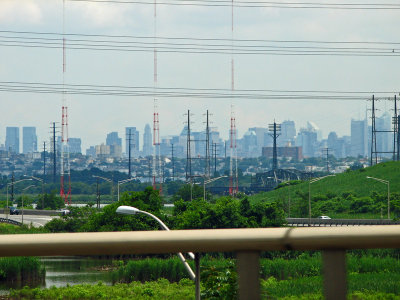 An Urban Skyline - NYC from NJTP