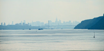 GW Bridge and Manhattan in the distance