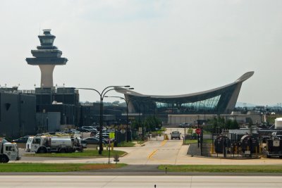Main Terminal and Control Tower at Dulles