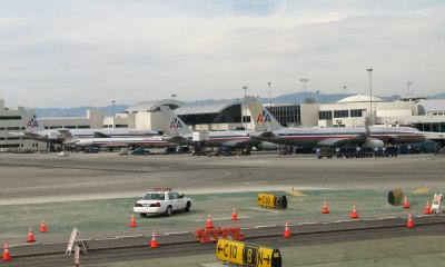American Airlines gates at LAX