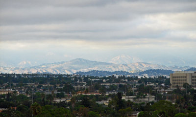 Peaks to the north of LA
