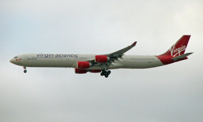 Virgin Atlantic A340 (probably -600)