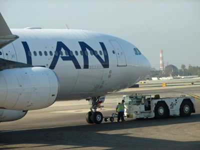 LAN A340 ready to rock and roll