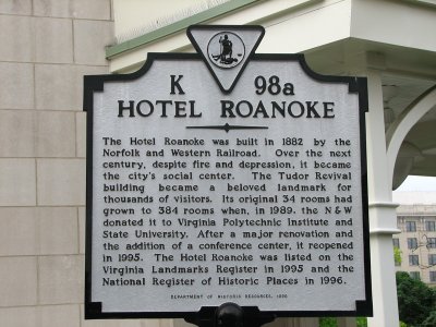 About the Hotel Roanoke