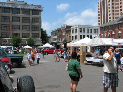 Flea market in downtown Roanoke