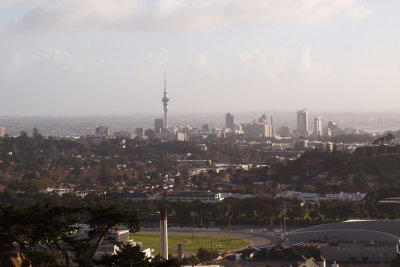 Downtown Auckland from Maungakiekie