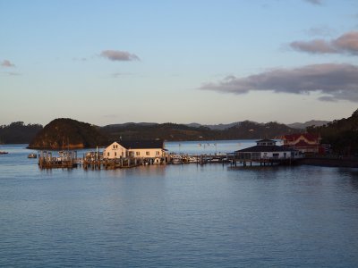 Evening light on harbour at Paihia
