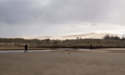 The sand dunes