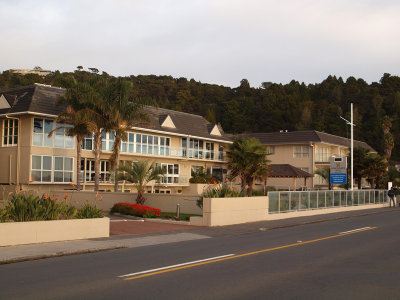 The front of our hotel in Paihia