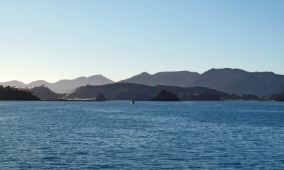 Hills on the bay